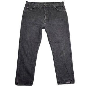 Wrangler Jeans Mens 36x30 Black Denim Western Cowboy Retro 90s Country Casual